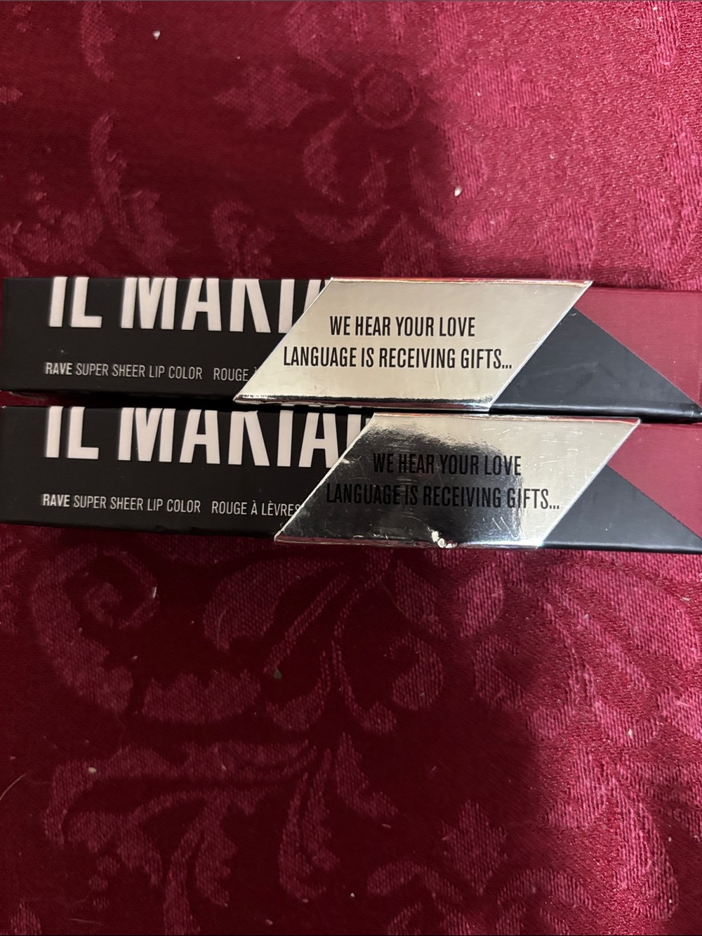 IL MAKIAGE Rave Super Sheer Lip Color — Deep Red Shades